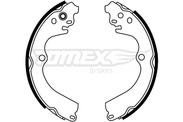 TOMEX BRAKES stabdžių trinkelių komplektas TX 22-32